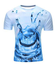 Load image into Gallery viewer, 2018 Newest Summer Style Fashion Print Short sleeved Tees Men Black And White Vertigo Hypnotic colorful Printing 3D T shirt