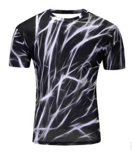 2018 Newest Summer Style Fashion Print Short sleeved Tees Men Black And White Vertigo Hypnotic colorful Printing 3D T shirt