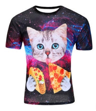 Load image into Gallery viewer, 2018 Newest Summer Style Fashion Print Short sleeved Tees Men Black And White Vertigo Hypnotic colorful Printing 3D T shirt