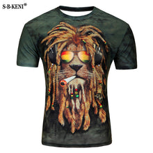 Load image into Gallery viewer, 2018 Newest Summer Style Fashion Print Short sleeved Tees Men Black And White Vertigo Hypnotic colorful Printing 3D T shirt