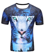 Load image into Gallery viewer, 2018 Newest Summer Style Fashion Print Short sleeved Tees Men Black And White Vertigo Hypnotic colorful Printing 3D T shirt