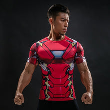 Load image into Gallery viewer, Hot Sale 3D Printed Marvel Punisher Skull T-shirt Men Summer Fashion Short Sleeve Tshirt G ym Compression Men T Shirt Tops&amp;Tees