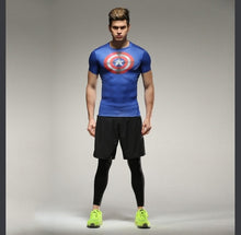 Load image into Gallery viewer, Hot Sale 3D Printed Marvel Punisher Skull T-shirt Men Summer Fashion Short Sleeve Tshirt G ym Compression Men T Shirt Tops&amp;Tees