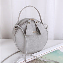 Load image into Gallery viewer, Design Fashion Women Round Bag Leather Women's Circular Crossbody Shoulder Messenger Bags Ladies Purse Female Bolsa Handbag