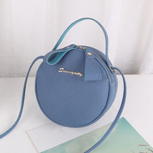 Load image into Gallery viewer, Design Fashion Women Round Bag Leather Women's Circular Crossbody Shoulder Messenger Bags Ladies Purse Female Bolsa Handbag
