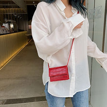 Load image into Gallery viewer, Stone Pattern Crossbody Bags For Women 2019 Small Pu Leather Purses and Handbags New Designer Ladies Shoulder Messenger Bag