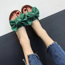 Load image into Gallery viewer, WENYUJH 2019 Women Bow Summer Sandals Slipper Indoor Outdoor Flip-flops Beach Shoes New Fashion Female Casual chanclas mujer