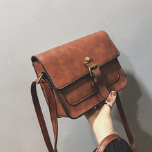 Load image into Gallery viewer, JIAMEN New Vintage Women Flap Fashion Casual Leather Shoulder Bags Lady Crossbody Messenger Bag Elegant Envelop Clutch Purse