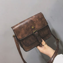 Load image into Gallery viewer, JIAMEN New Vintage Women Flap Fashion Casual Leather Shoulder Bags Lady Crossbody Messenger Bag Elegant Envelop Clutch Purse