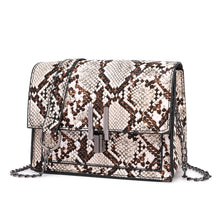 Load image into Gallery viewer, Retro Serpentine Chain Square Crossbody Bags for Women Handbag Print PU Leather Shoulder Bag Female Snake Messenger Bag#YU