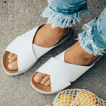 Load image into Gallery viewer, Slides Sexy Leopard Flip Flop Sandals Summer Women Slippers Open Toe Platform Casual Shoes Ladies Outdoor Beach Female Girl