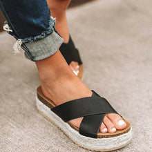 Load image into Gallery viewer, Slides Sexy Leopard Flip Flop Sandals Summer Women Slippers Open Toe Platform Casual Shoes Ladies Outdoor Beach Female Girl