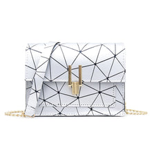 Load image into Gallery viewer, Women Shoulder Bags PU Leather Geometric Print Messenger Korean Satchel Bag for Girls Sac A Dos Bolsas Feminina Mujer Sac A Main