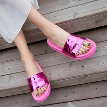 Load image into Gallery viewer, Rhinestone Women Slippers Flip Flops Summer Slides Women Shoes Crystal Diamond Bling Beach Slides Sandals Casual Shoes Slip On