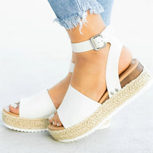 Load image into Gallery viewer, Oeak Wedges Sandals Shoes Women High Heels Summer Shoes 2019 Flip Flop Chaussures Femme Platform Sandals 2019