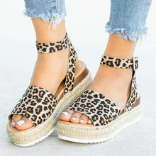 Load image into Gallery viewer, Oeak Wedges Sandals Shoes Women High Heels Summer Shoes 2019 Flip Flop Chaussures Femme Platform Sandals 2019