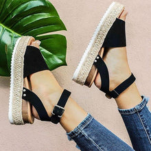 Load image into Gallery viewer, Oeak Wedges Sandals Shoes Women High Heels Summer Shoes 2019 Flip Flop Chaussures Femme Platform Sandals 2019