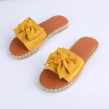 Load image into Gallery viewer, Slippers Women Summer Bow Summer Sandals Slipper Indoor Outdoor Flip-flops Beach Shoes Female Fashion Shoes 2019