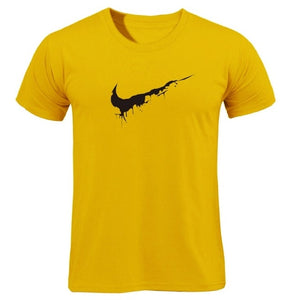 2019 New Just Color T Shirt Mens Cotton Casual T-shirts Summer Skateboard Tee Boy Skate Tshirt Tops Custom Graphic Just Break It