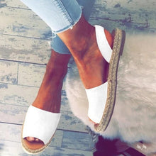Load image into Gallery viewer, Sandals Women Roman Flat Ankle Strap Retro Summer Casual For Ladies Female Comfort Shoes Fish Mouth Slippers Plus 43