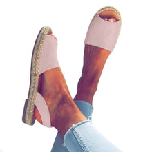 Load image into Gallery viewer, Sandals Women Roman Flat Ankle Strap Retro Summer Casual For Ladies Female Comfort Shoes Fish Mouth Slippers Plus 43